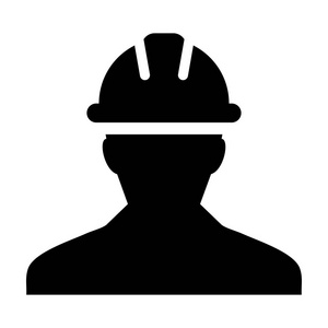 建筑工人图标矢量人物形象头像照片