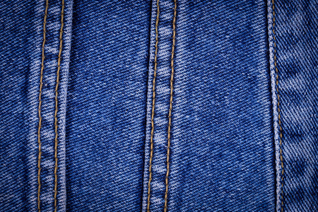 蓝色牛仔裤背景纹理