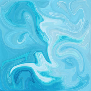 蓝色数字丙烯酸颜色漩涡或类似的大理石扭转纹理背景