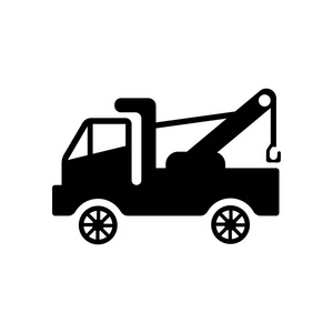 拖车图标。时尚的拖车标志概念的白色背景从运输收藏。适用于 web 应用移动应用和打印媒体