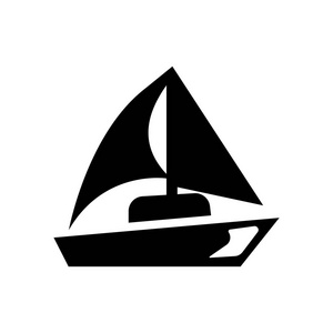 帆船图标。时尚的赛夫标志概念的白色背景从运输收藏。适用于 web 应用移动应用和打印媒体