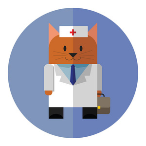 猫的医生。改善你的健康 坚强