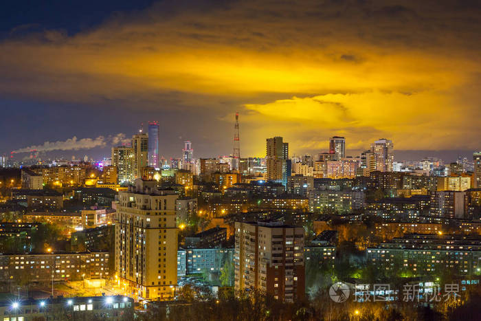 叶卡捷琳堡夜景 俄罗斯