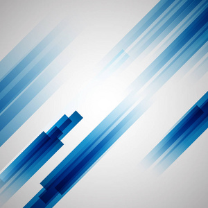抽象的蓝色背景，与直线