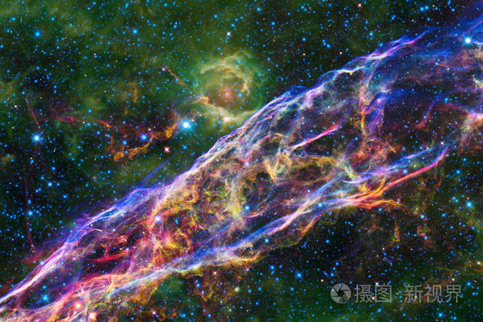 宇宙景观, 五颜六色的科幻小说壁纸与无尽的外太空.
