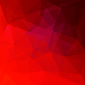 几何形状的背景。红色的马赛克图案。矢量 Eps 10。矢量图