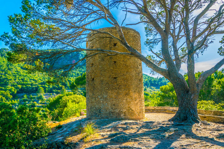 Valldemossa, 马略卡岛, Spai 的一座石塔