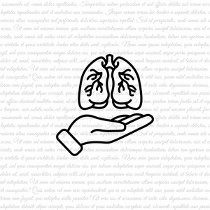 肺的手状图标