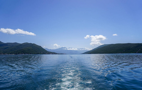 Bokakotorska 湾海上船森林