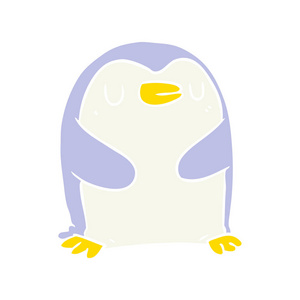 平板彩色动画片企鹅