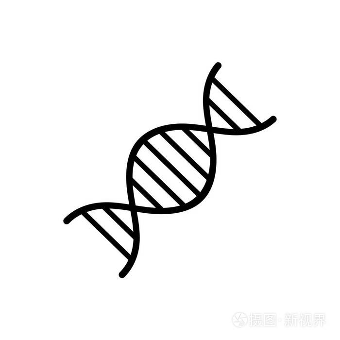 dna 抽象链符号集.向量例证插画-正版商用图片0tn715