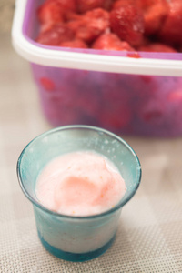 一杯草莓冰沙, 健康饮料