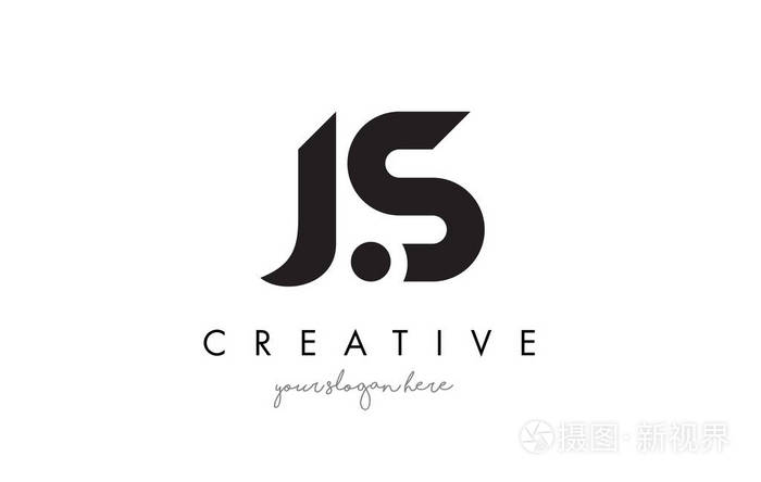 js 字母标志设计与创意现代时尚排版