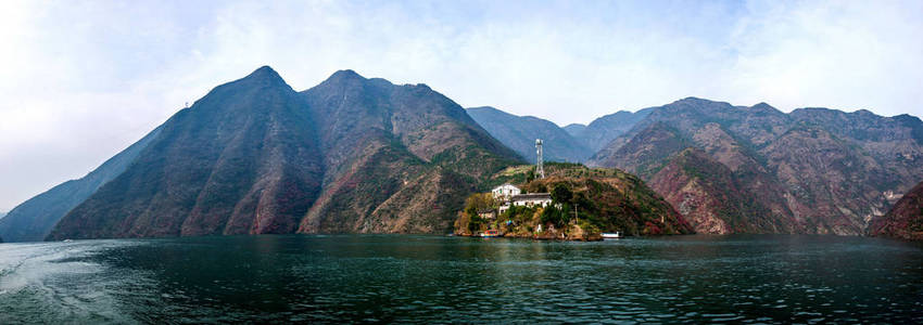 重庆巫山大宁河河三三峡峡谷