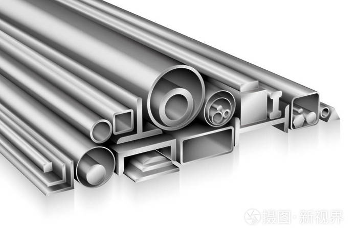 棒, 钢筋, 通道, 横梁, 不锈钢或铝的建设, 冷或热轧铁金属加工产品