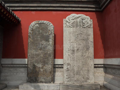 中国古代建筑石碑