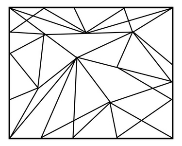 抽象线条的几何背景, 多边形矢量设计
