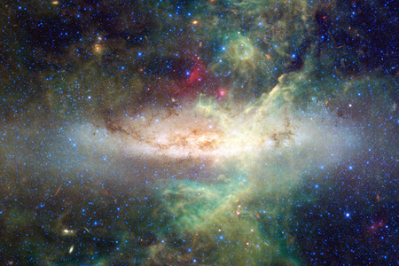 宇宙景观, 令人敬畏的科幻小说壁纸。美国宇航局提供的这张图片的元素