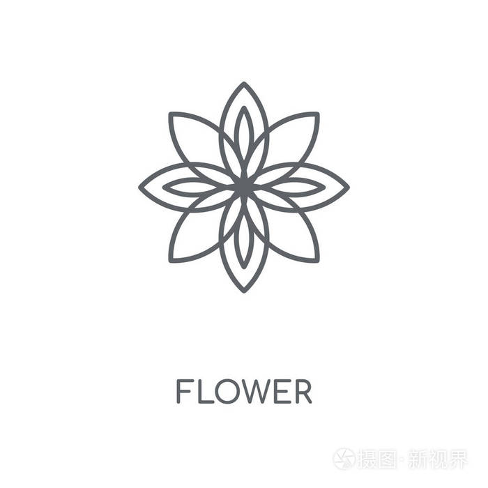 薄的图形元素向量例证 在白色背景上的轮廓样式 eps 10