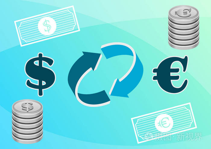 美元欧元货币兑换