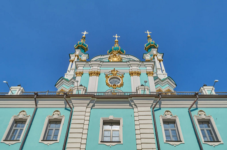 圣安德鲁教堂在基辅乌克兰