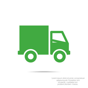航运送货卡车 web 图标