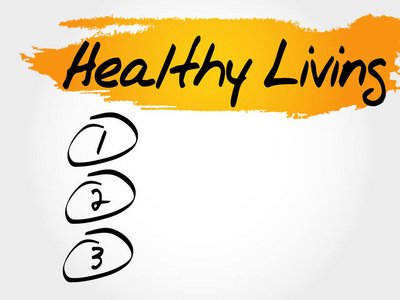 健康生活空白列表图片