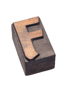 木制凸版 F 块