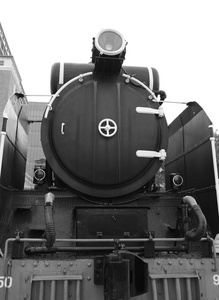 蒸汽机车，复古图像过滤的样式