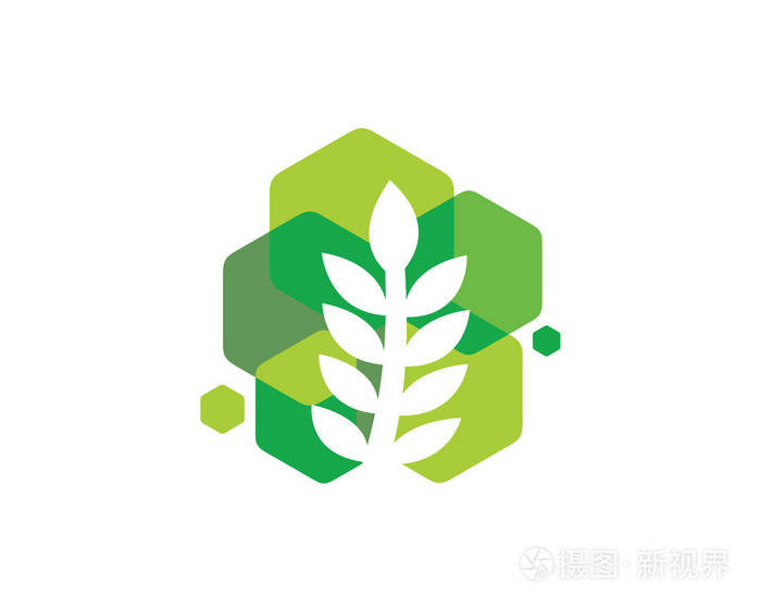 农业标志模板设计矢量,标志,设计理念,创意符号图标