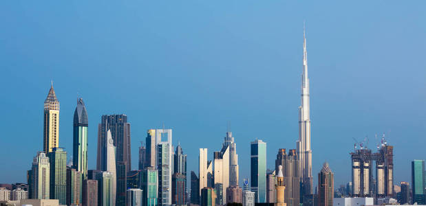 未来的迪拜市中心