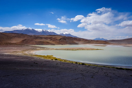玻利维亚南部高原鱼类保护区的深湖