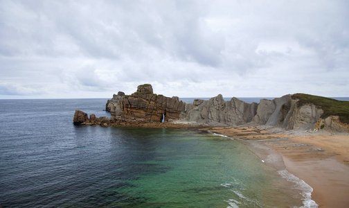 坎塔布里亚海岸破碎的海岸