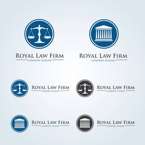 法律公司徽标图标矢量 design.legal 律师 规模 矢量标志模板