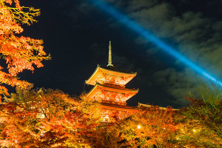 美丽的建筑，在清水寺京都