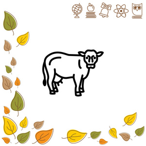 牛，牲畜 web 图标