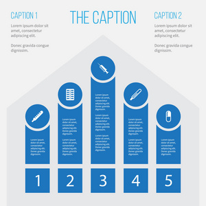 图标套健康的注射 规模 药物和其他矢量对象。此外包括丸 注射器 温度计元素