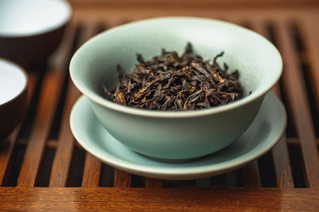 中国茶道大洪泡乌龙茶gaiwan 茶杯