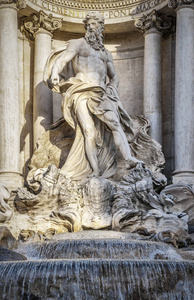 罗马许愿喷泉雕像