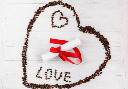 心由咖啡豆制成, 情人节的礼物里面