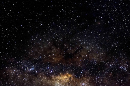 星星和银河外太空夜空夜宇宙黑色星空背景