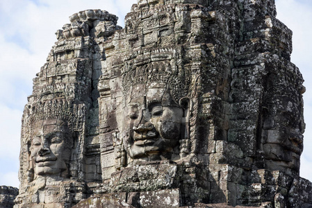 柬埔寨 Siemreap 吴哥拜杨寺面孔