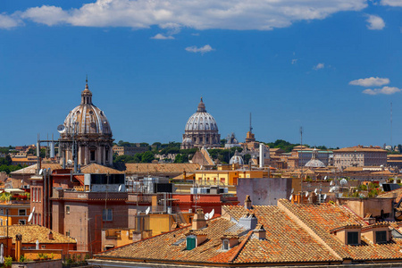 罗马。从阿文山城市风景