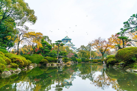 美丽的建筑，在大阪城堡