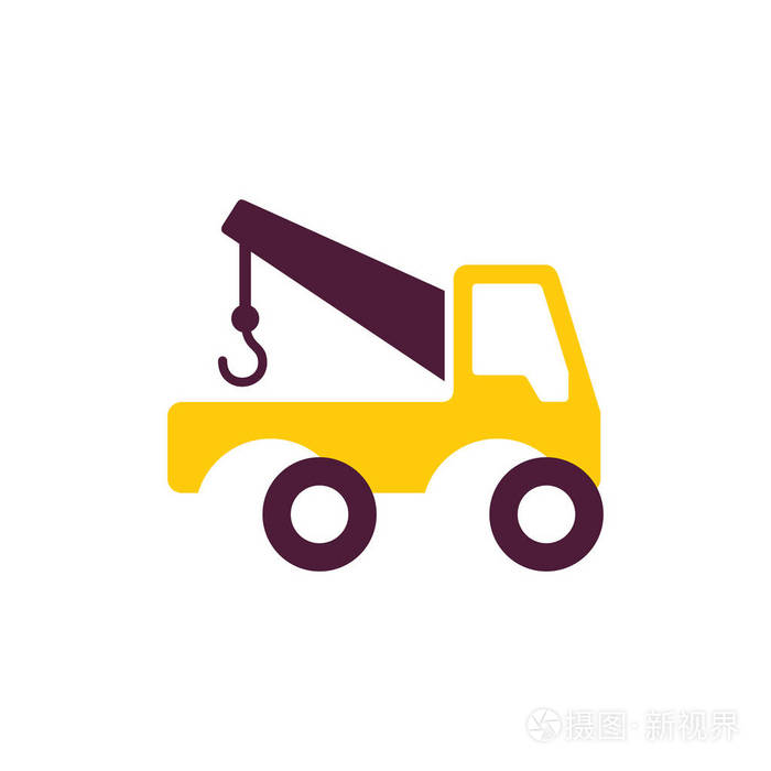 起重机徽标图标设计