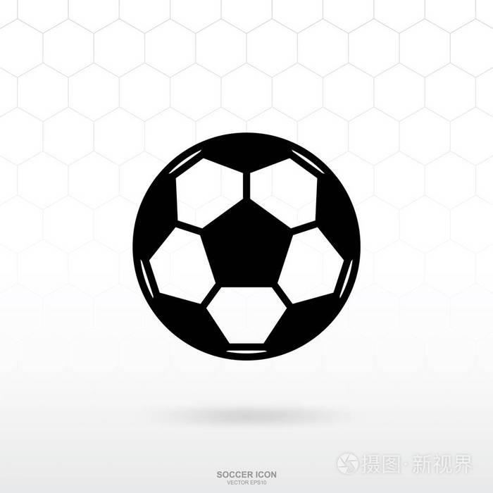 足球运动标志和模板设计符号.矢量插图