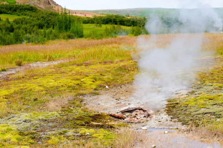 Geysir Strokkur欧洲最大的喷泉