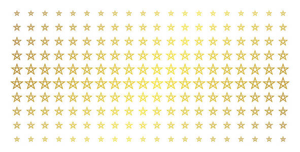 星形五角星金色半色调矩阵图片