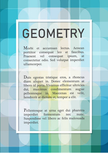 抽象几何背景与文本的地方