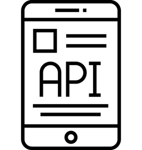 Api 接口线矢量图标